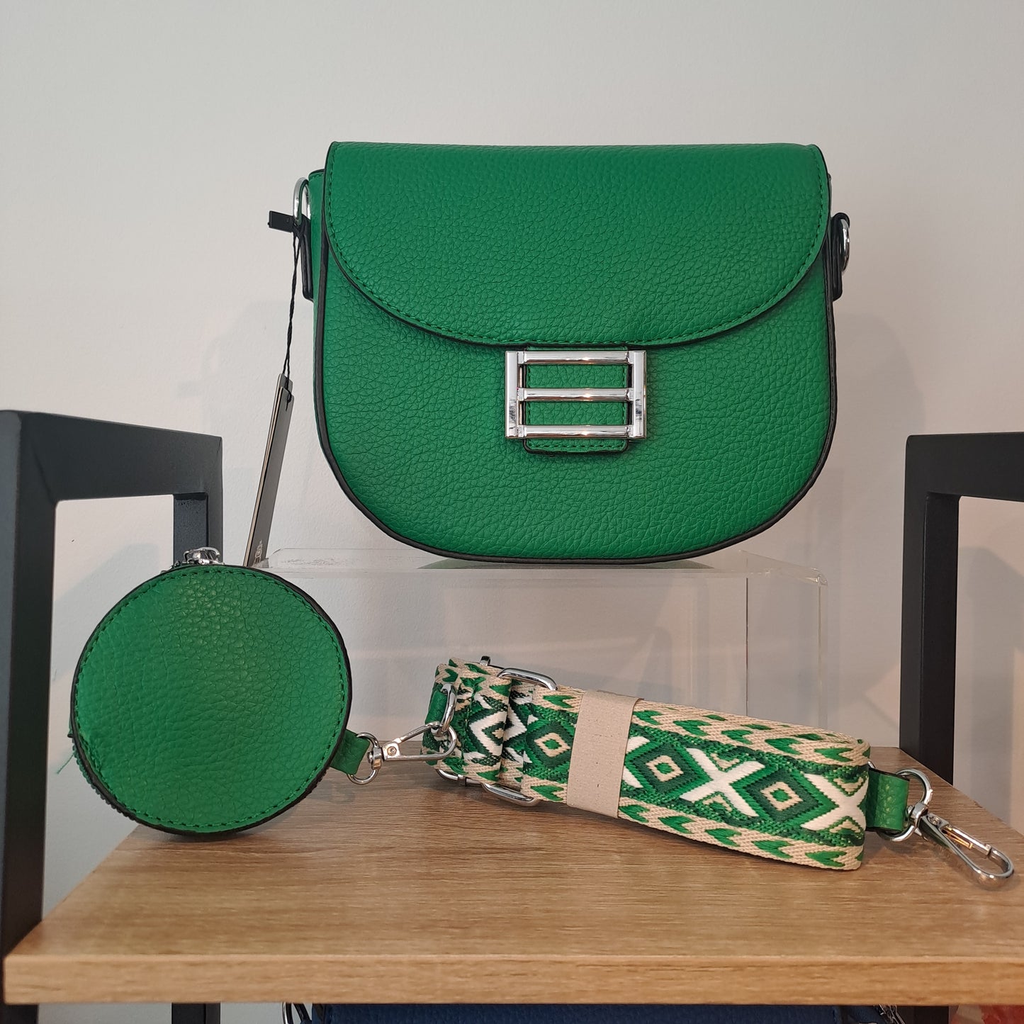 Crossbody bag with Coin purse - in four colours