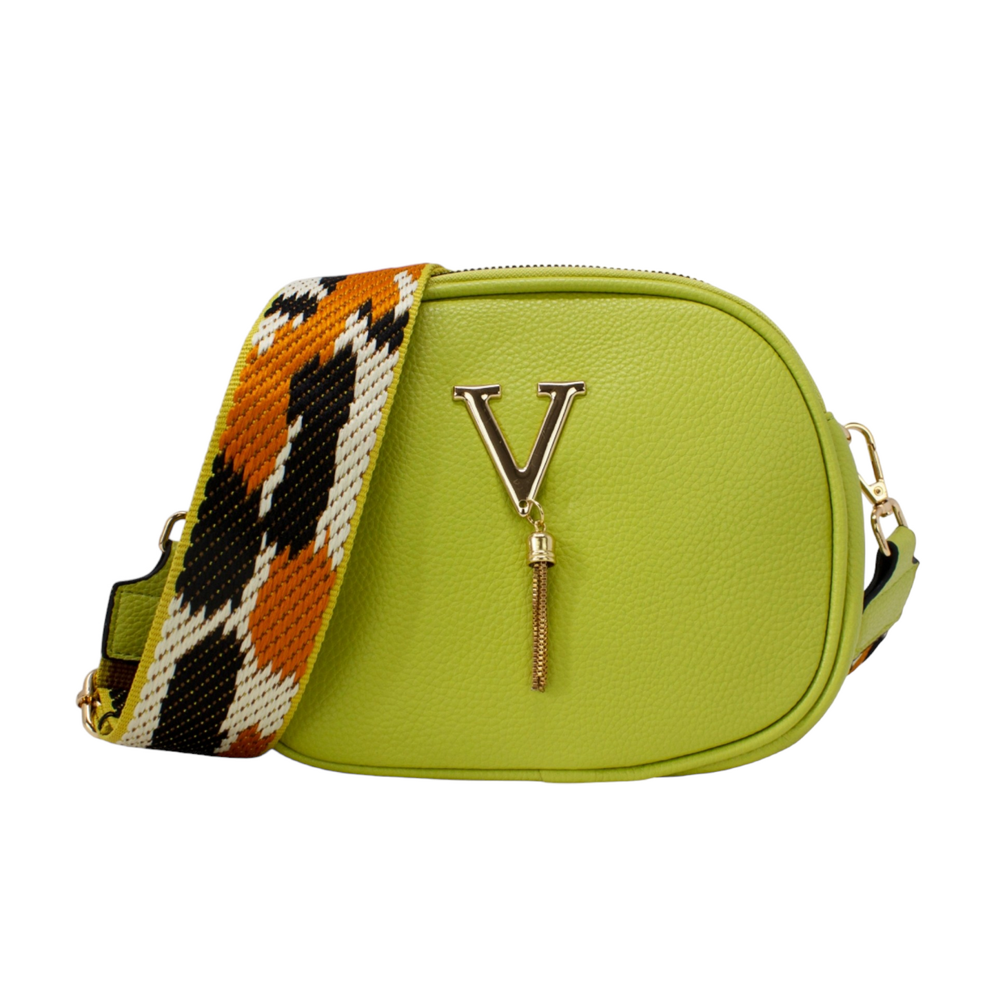 Crossbody Chelsea bag with detachable quirky straps - eight colours