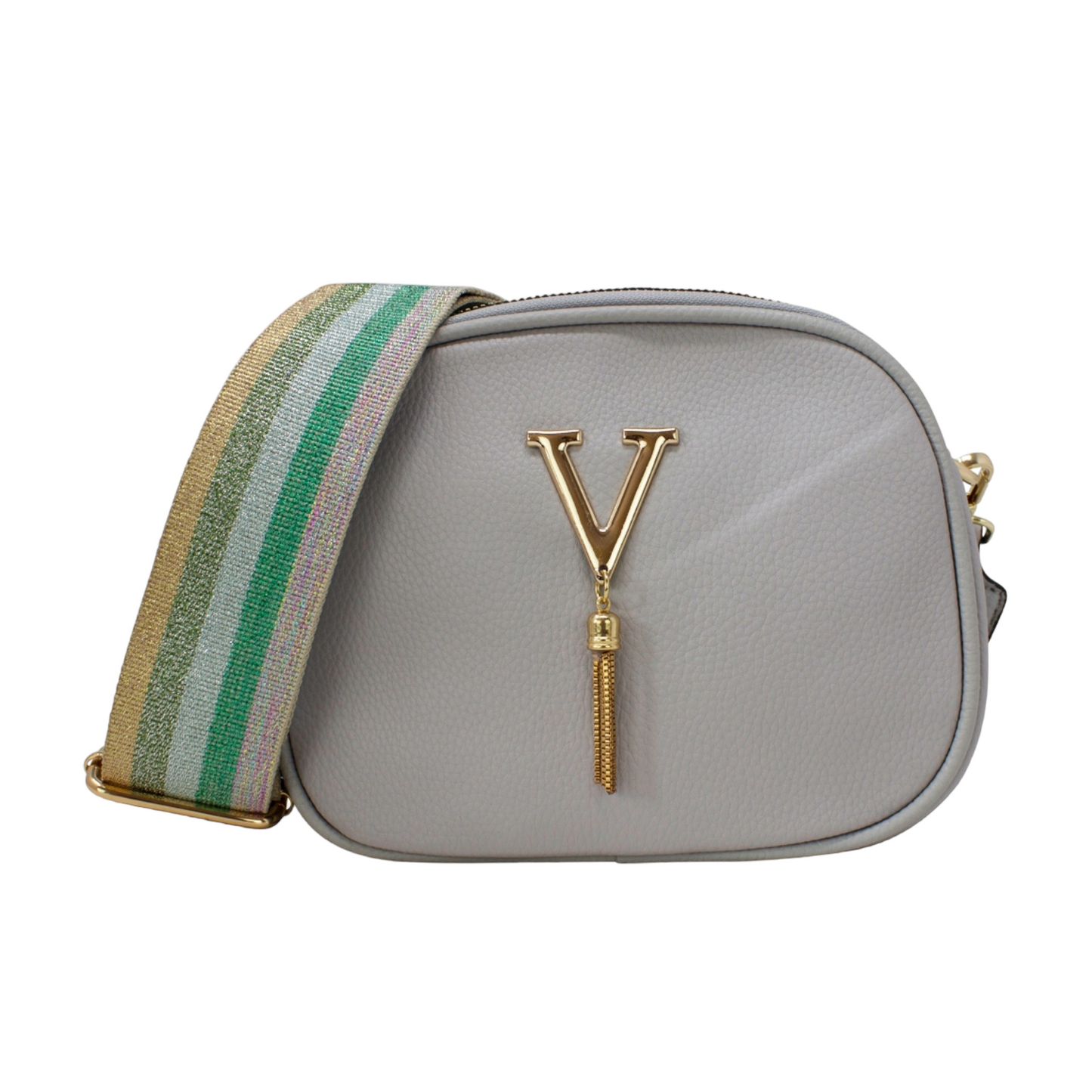 Crossbody Chelsea bag with detachable quirky straps - eight colours