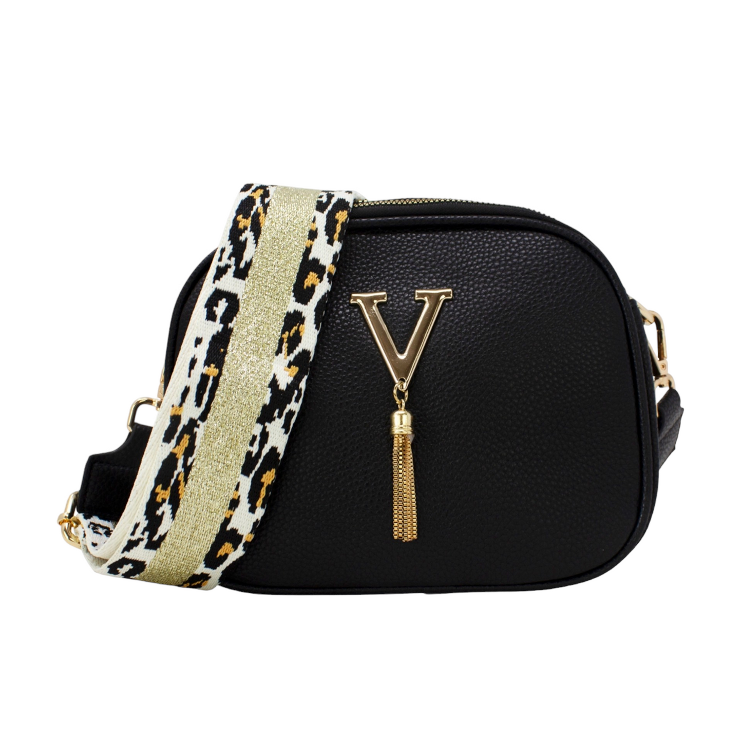 Crossbody Chelsea bag with detachable quirky straps - eight colours