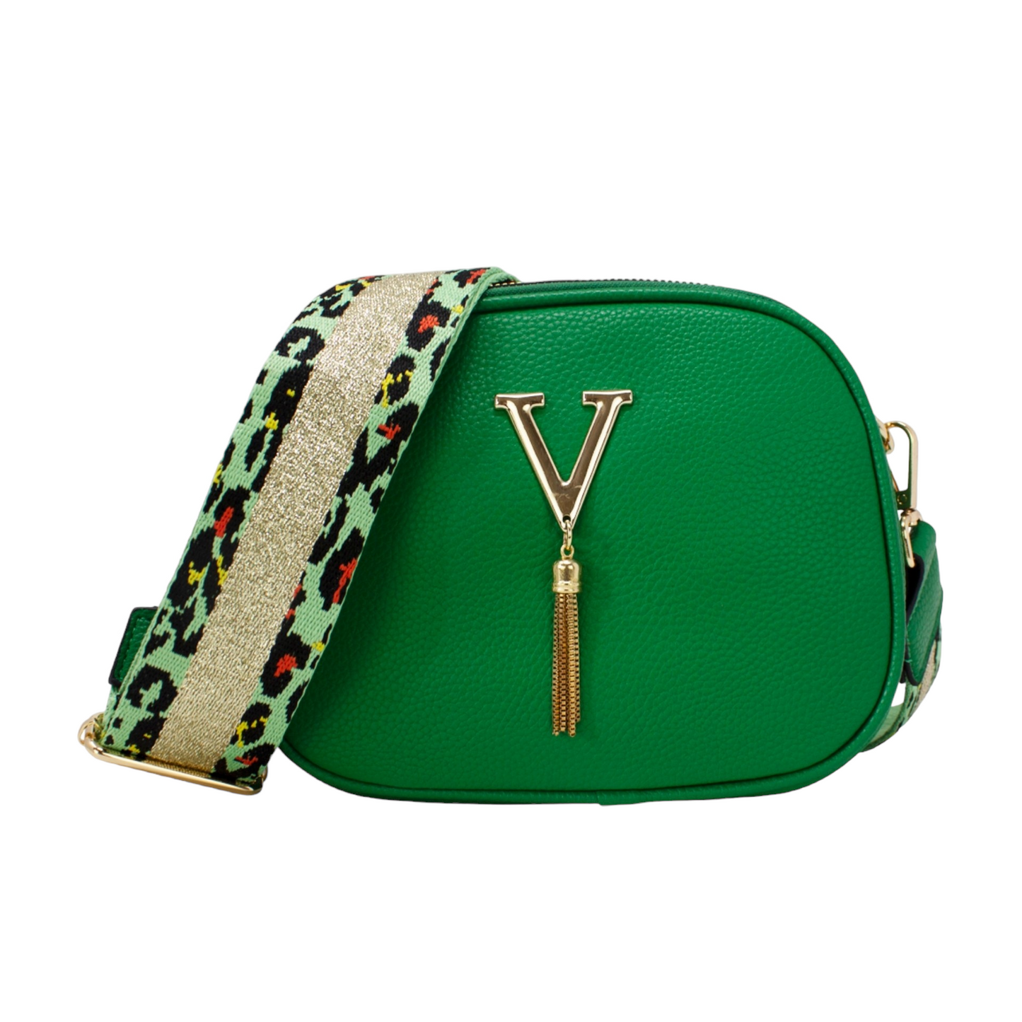 Crossbody Chelsea bag with detachable quirky straps - eight colours