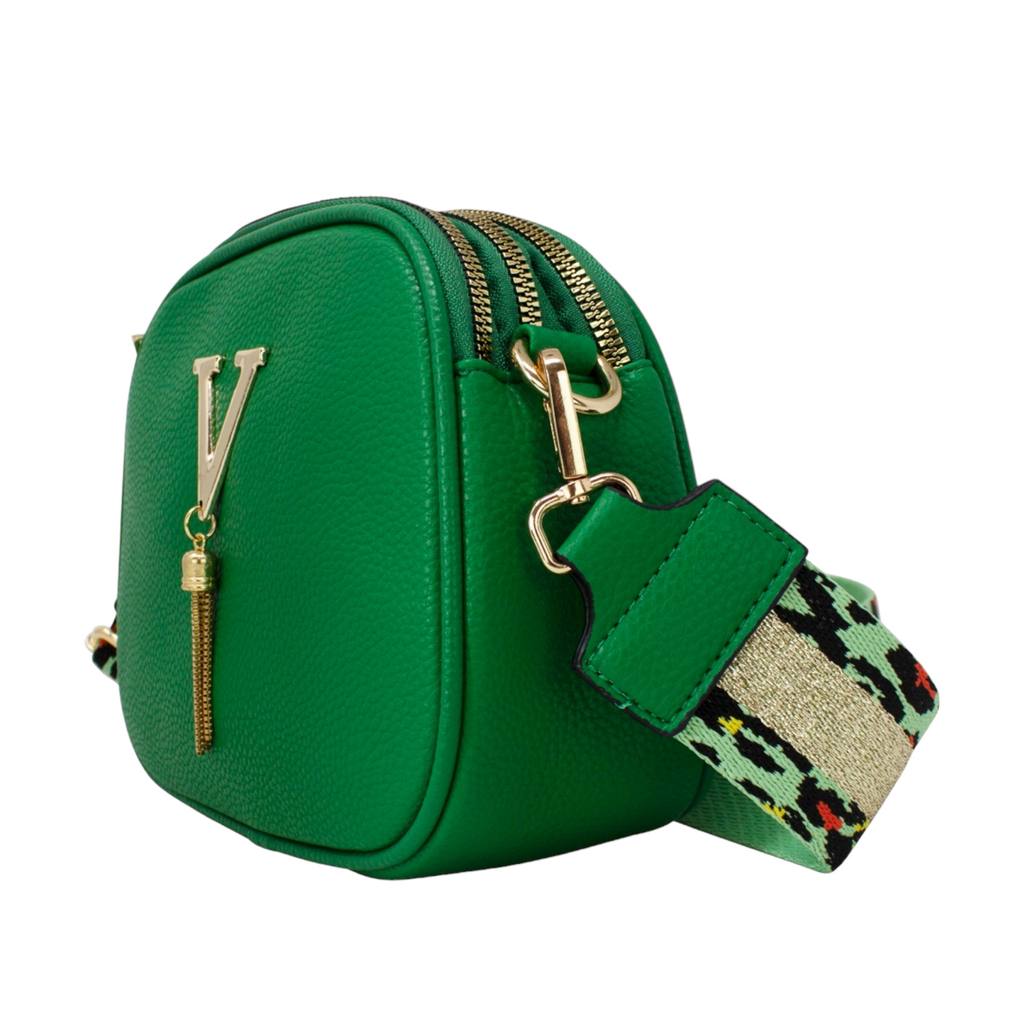 Crossbody Chelsea bag with detachable quirky straps - eight colours