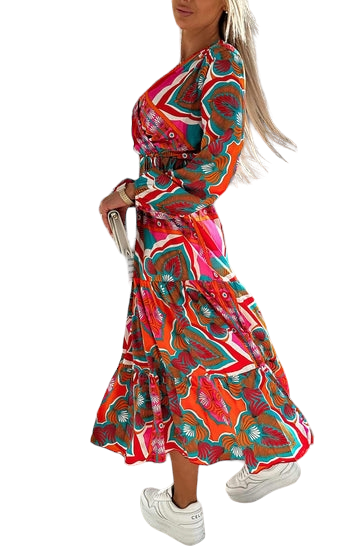Claudia wrap dress with belt - two colours