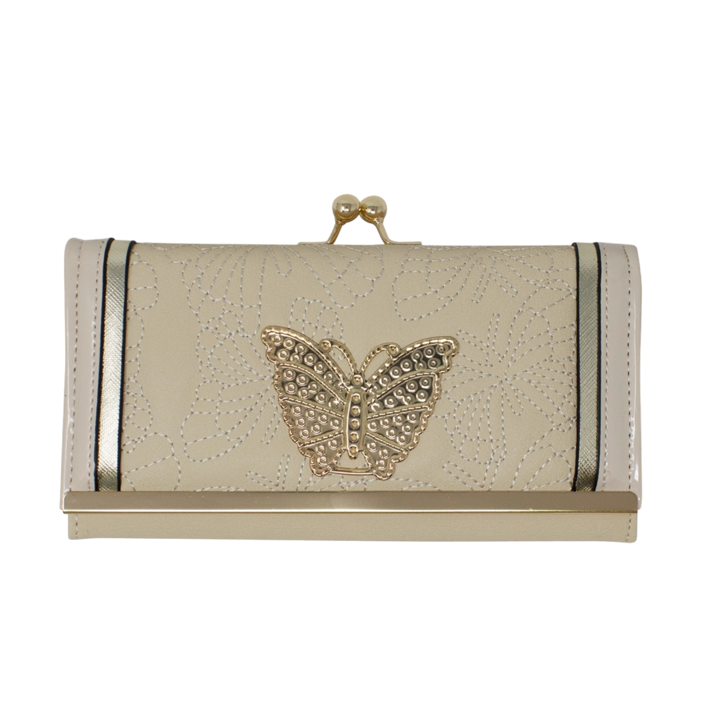 Butterfly clutch purse with gift box