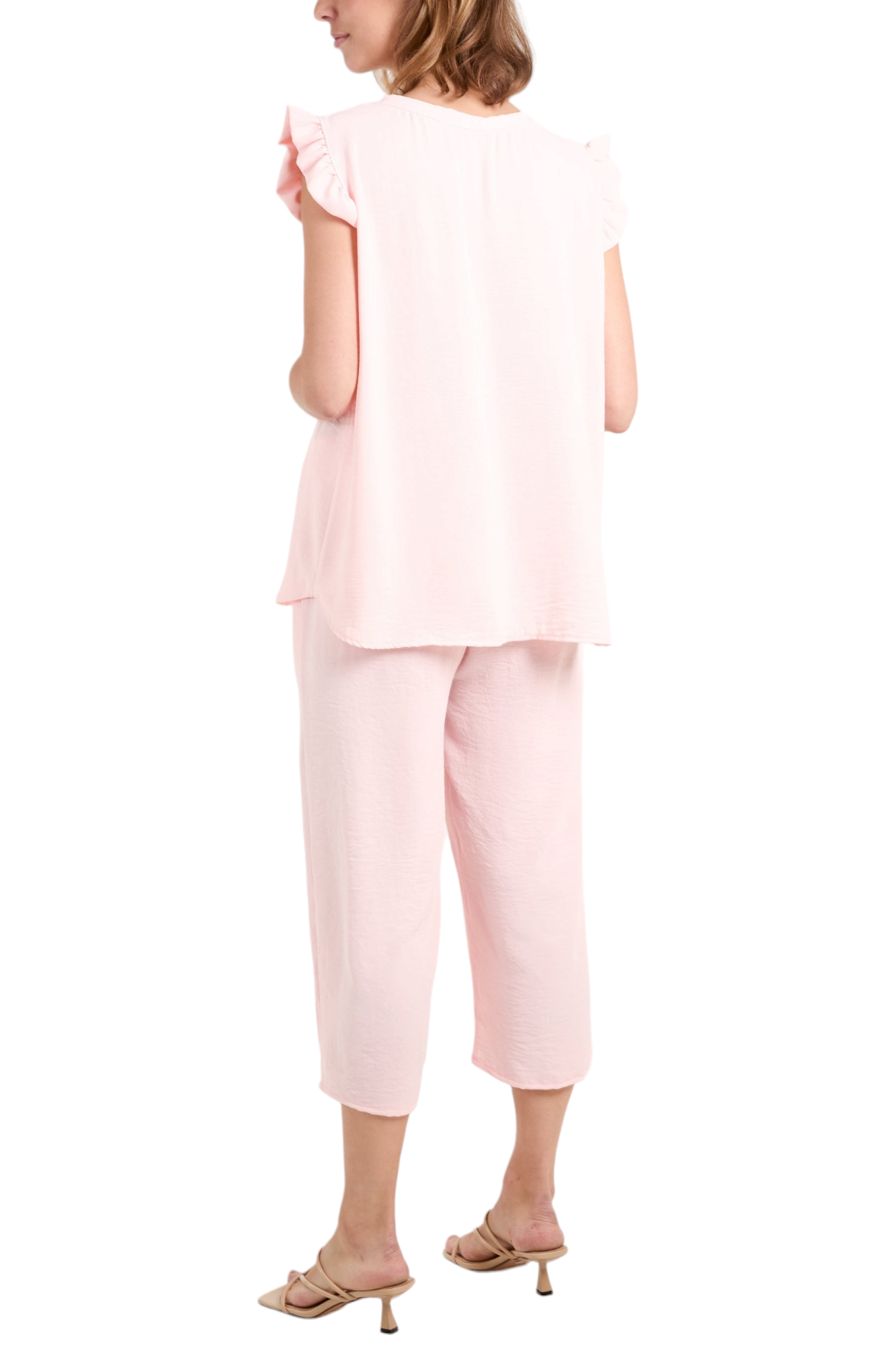 Wide leg summer co ord set - in five colours