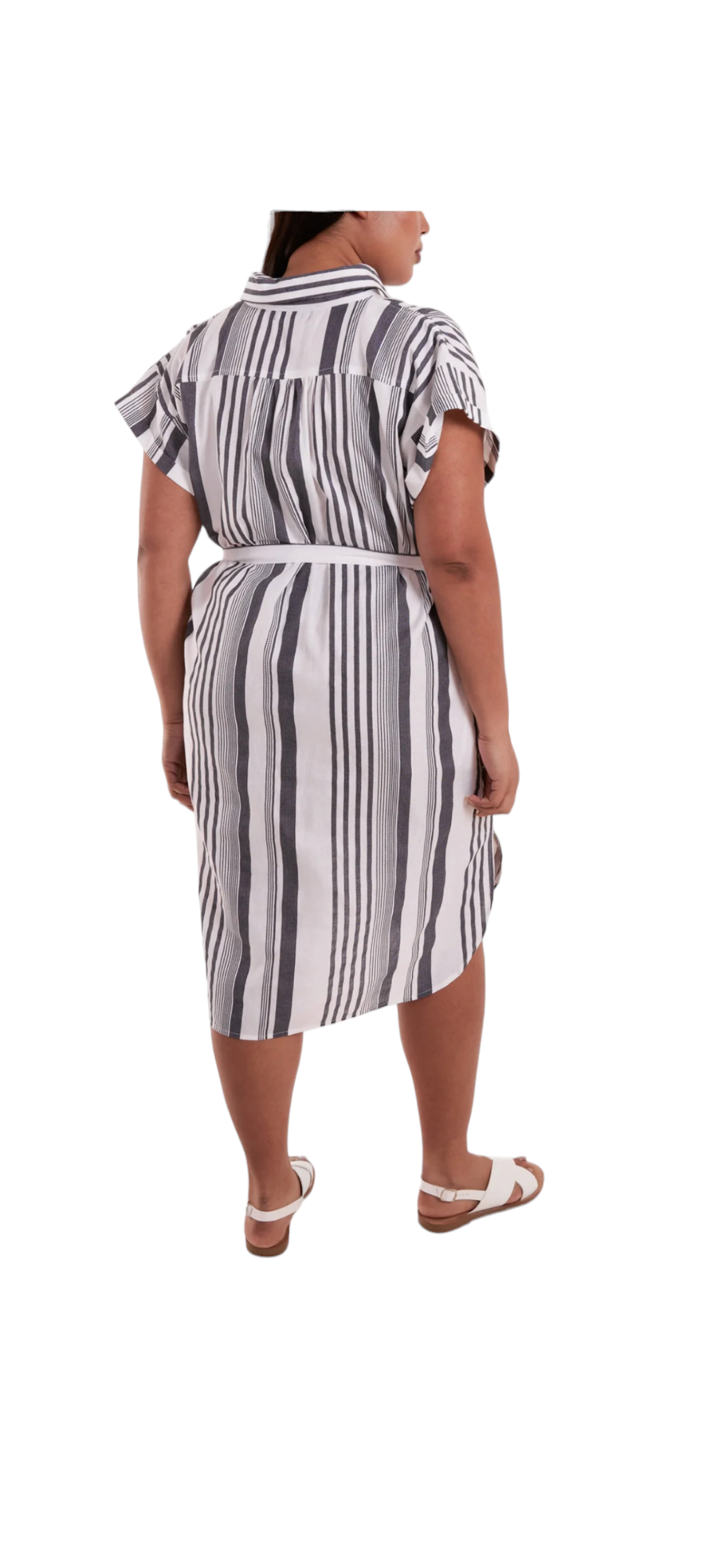 Curve tie dress - in two colours