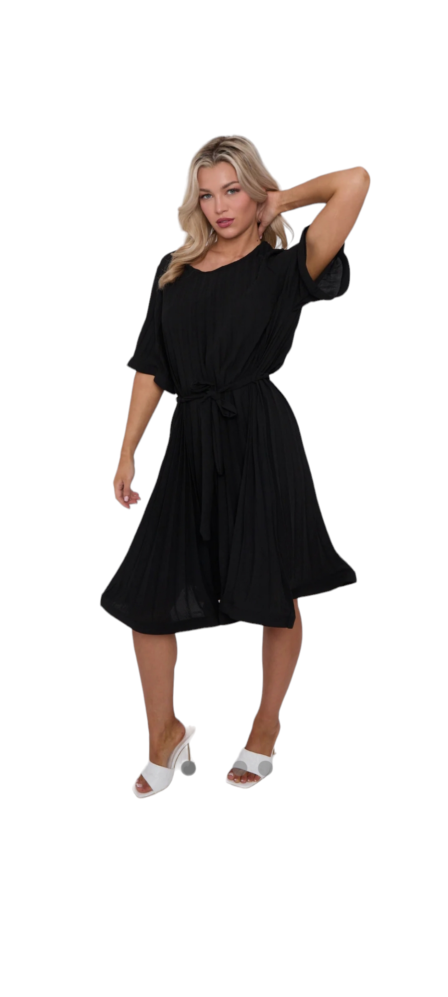 Ra-Ra dress with tie - various colours