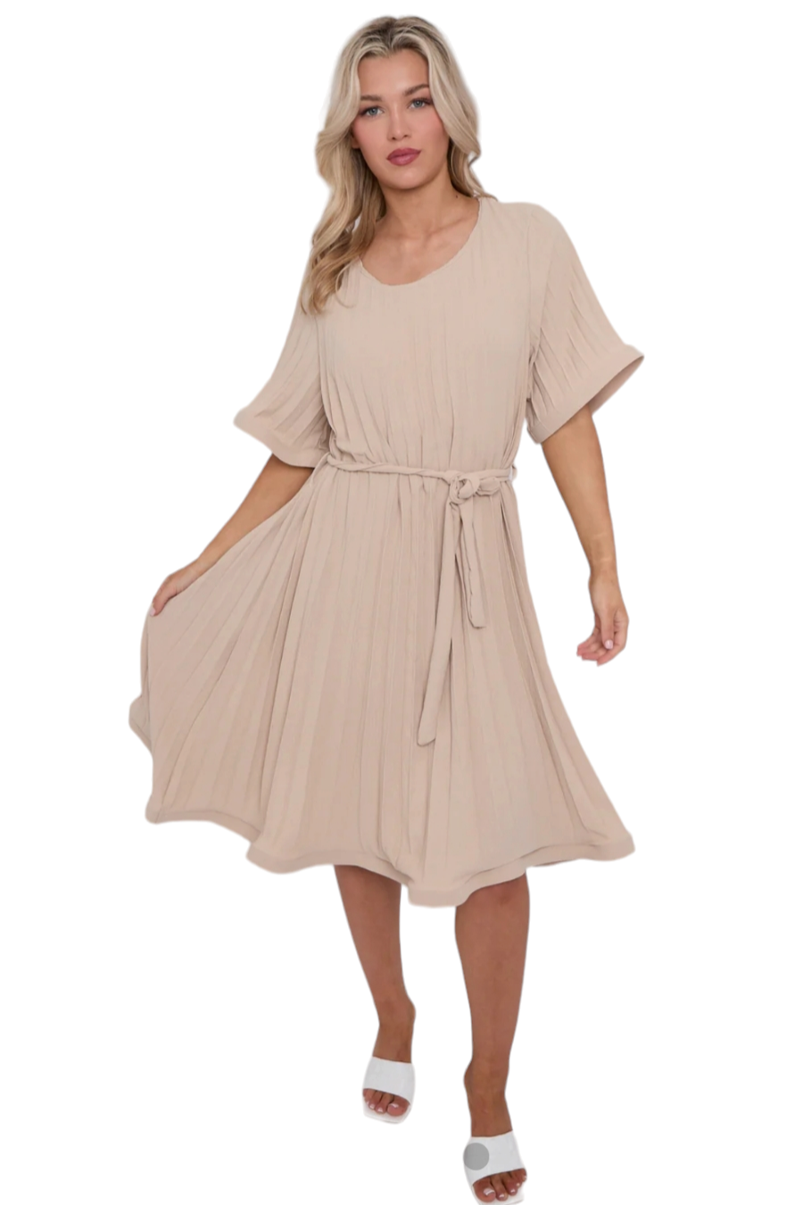 Ra-Ra dress with tie - various colours