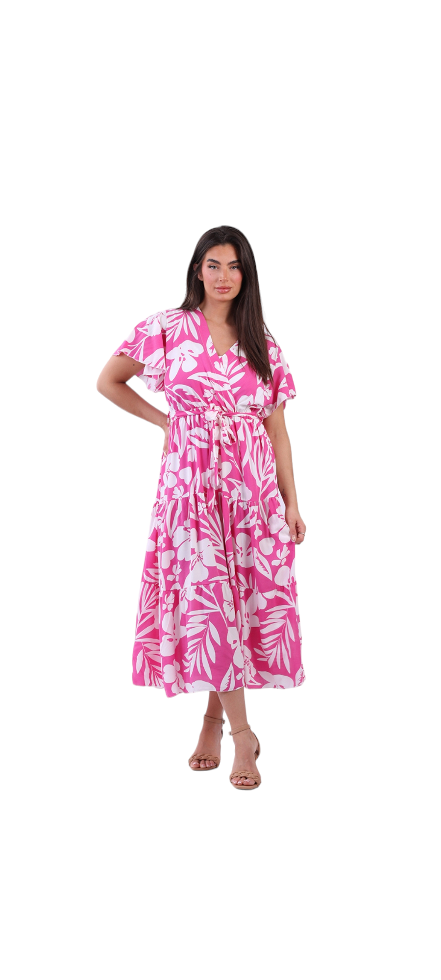 Fifi floral print wrap dress - in six colours