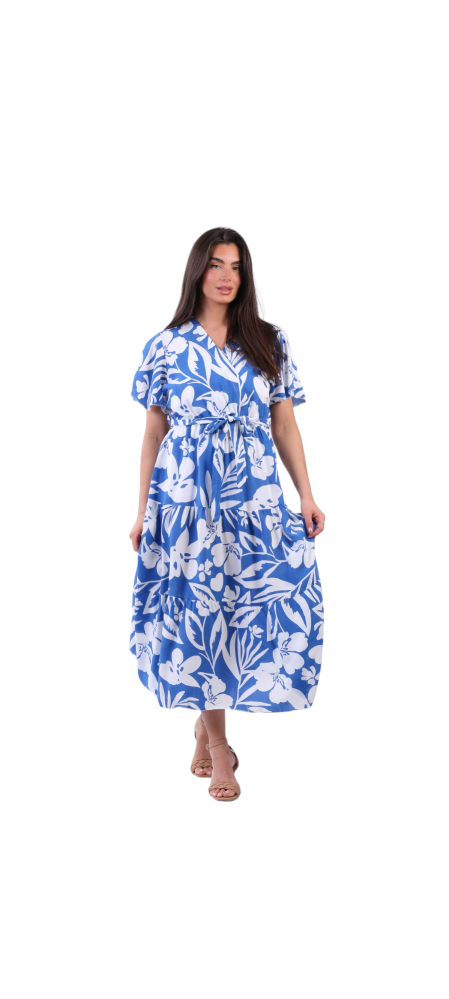 Fifi floral print wrap dress - in six colours