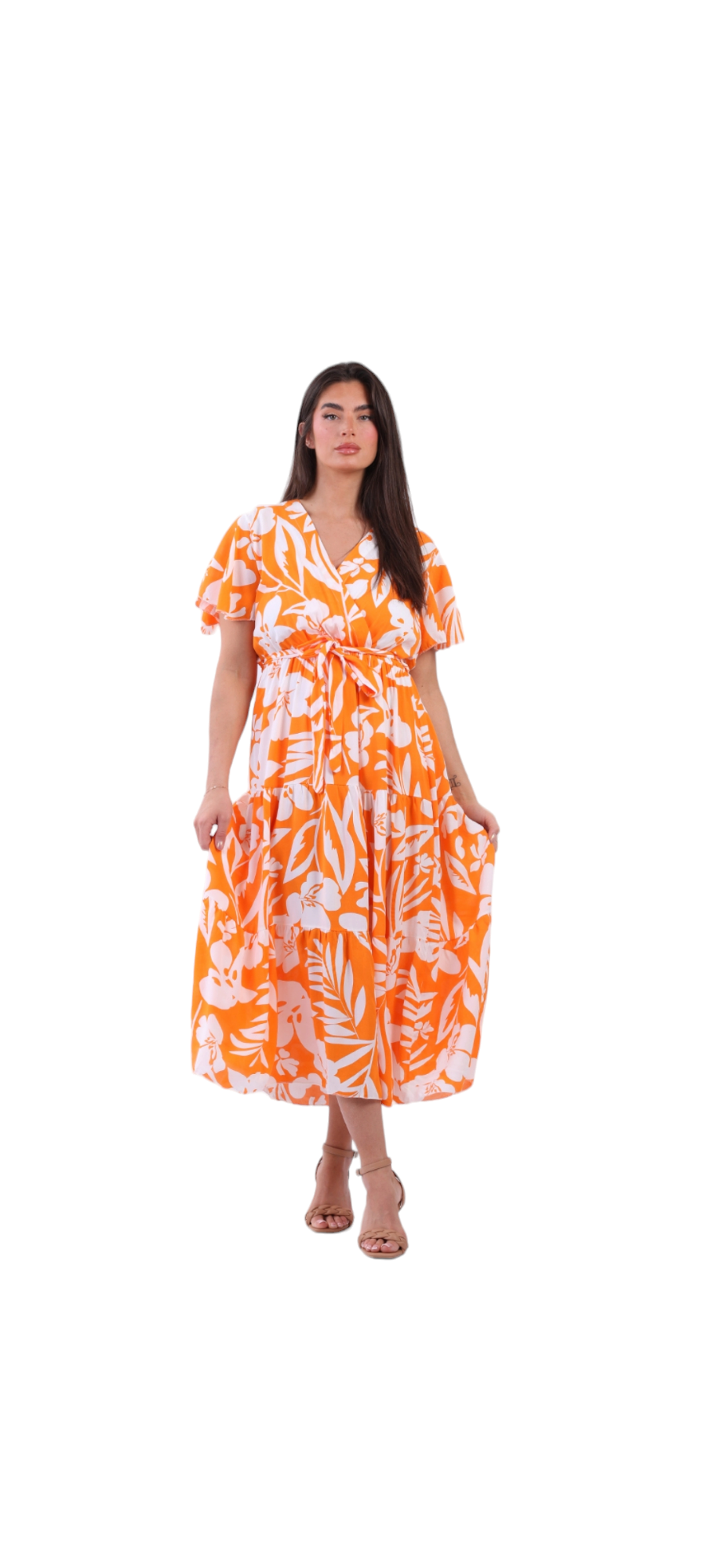 Fifi floral print wrap dress - in six colours