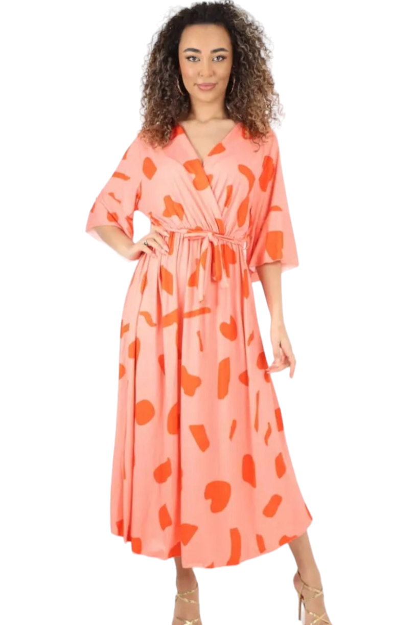 Be bright be bold wrap dress - in five colours