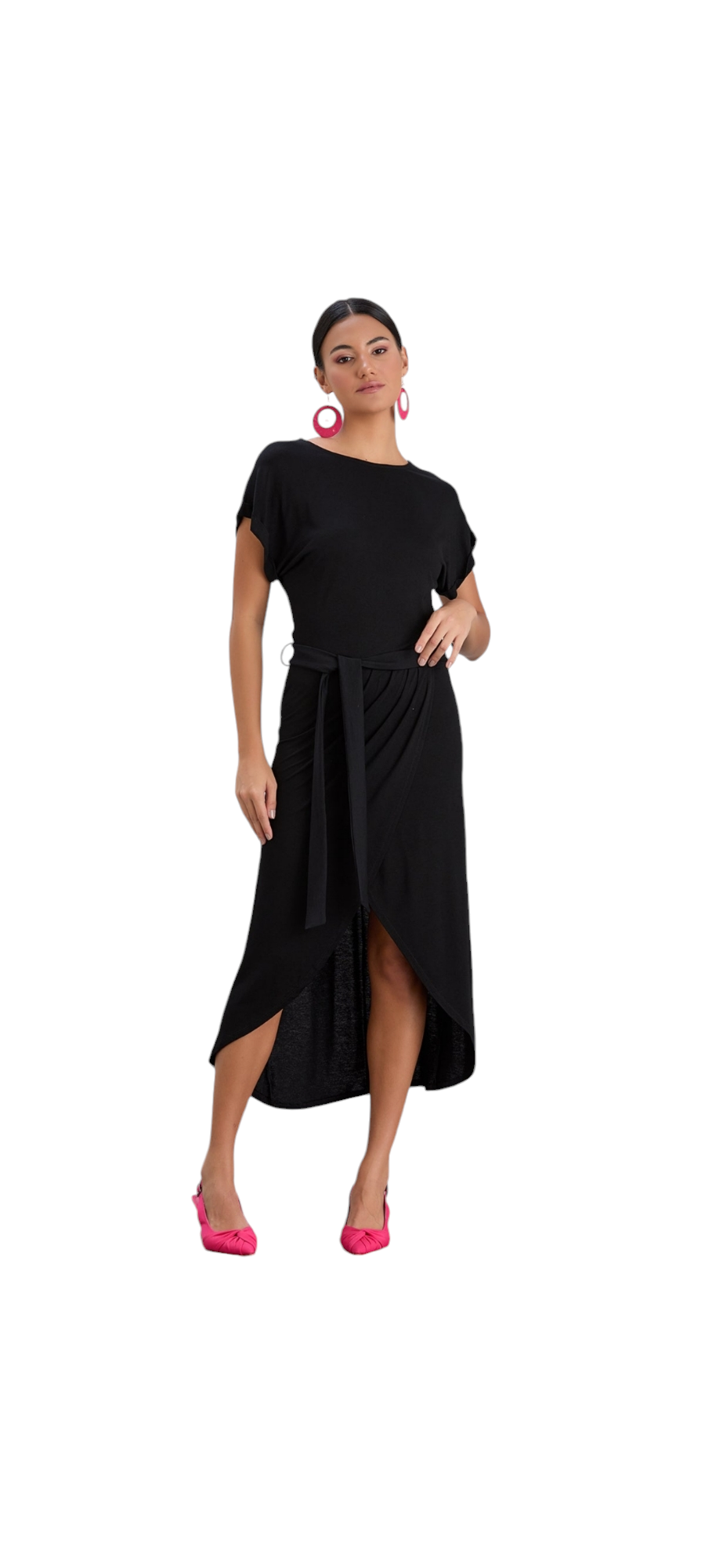 Mel Midi wrap dress - in three colours