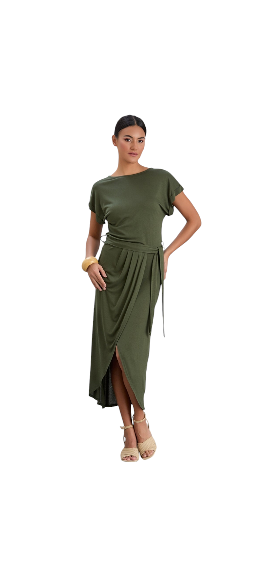 Mel Midi wrap dress - in three colours