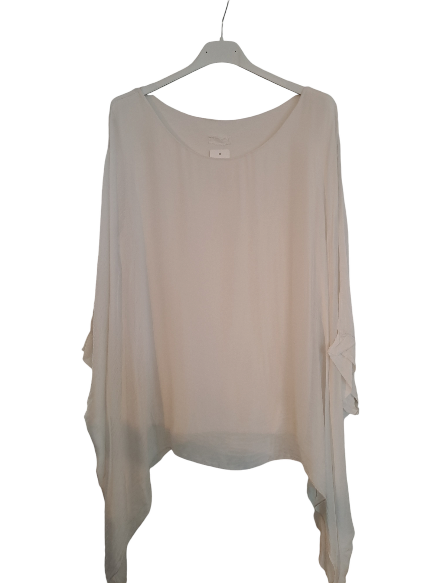 Plain silk mix blouse - in five colours