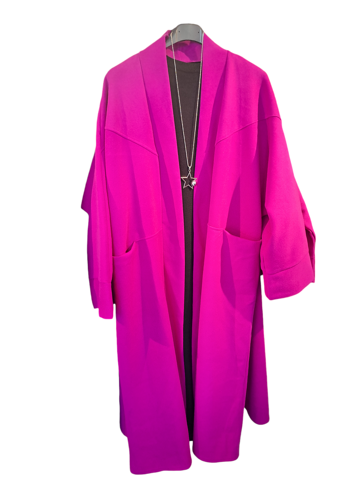 Oversized overcoat in four colours