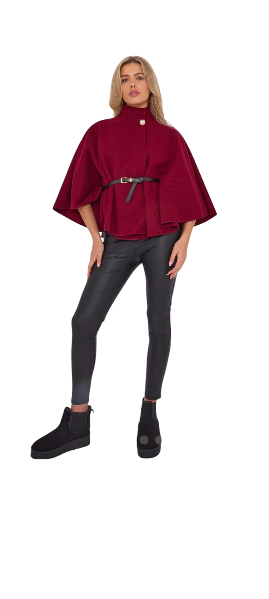 Belted cape - in five colours