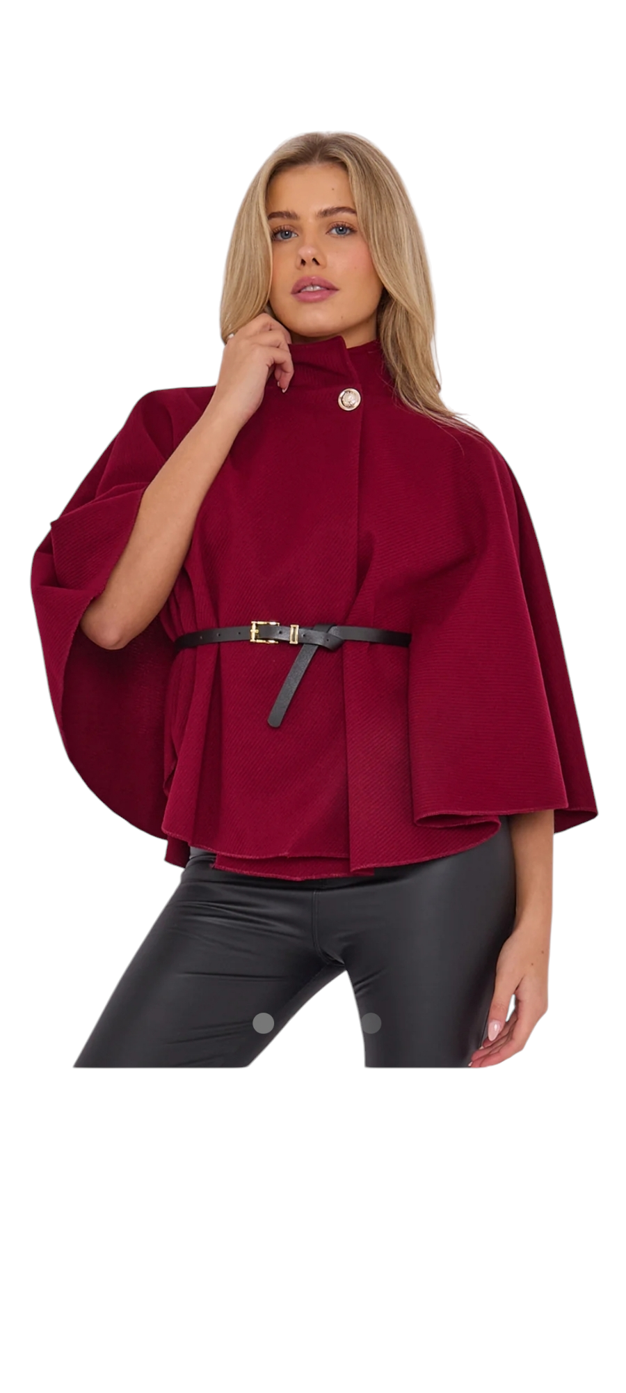 Belted cape - in five colours