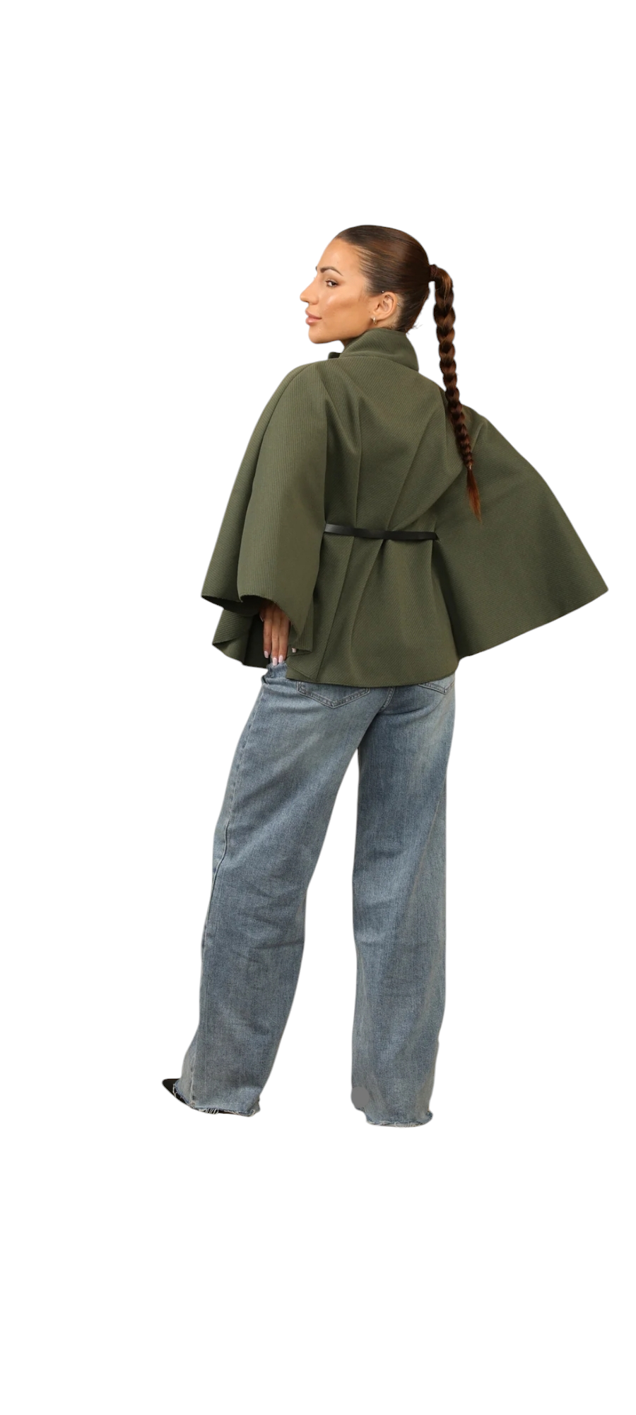 Belted cape - in five colours