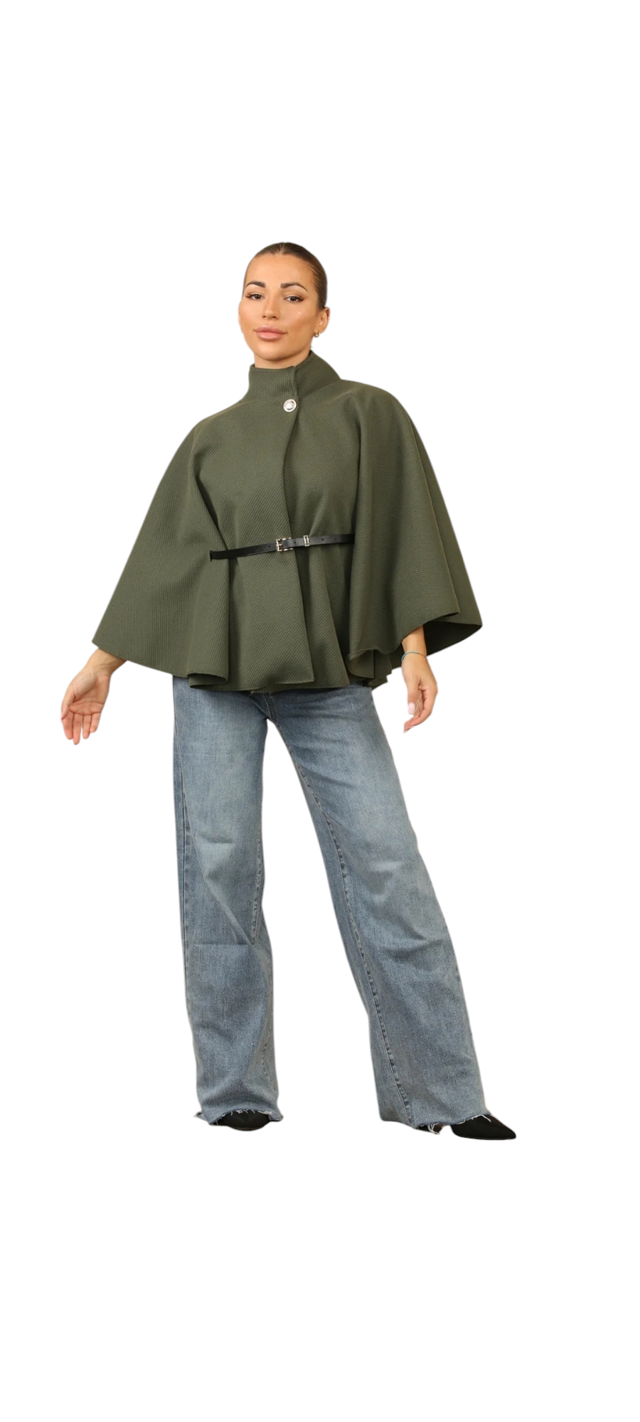 Belted cape - in five colours