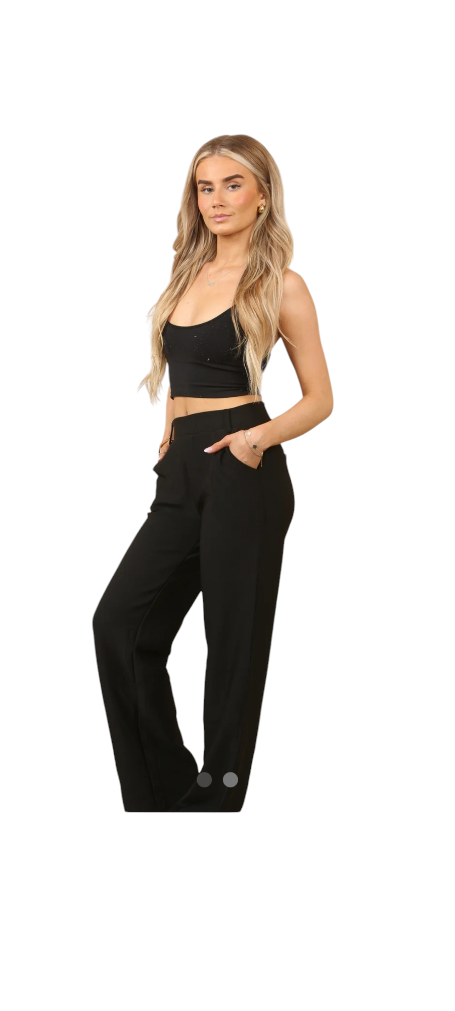 Relaxed fit scuba trouser