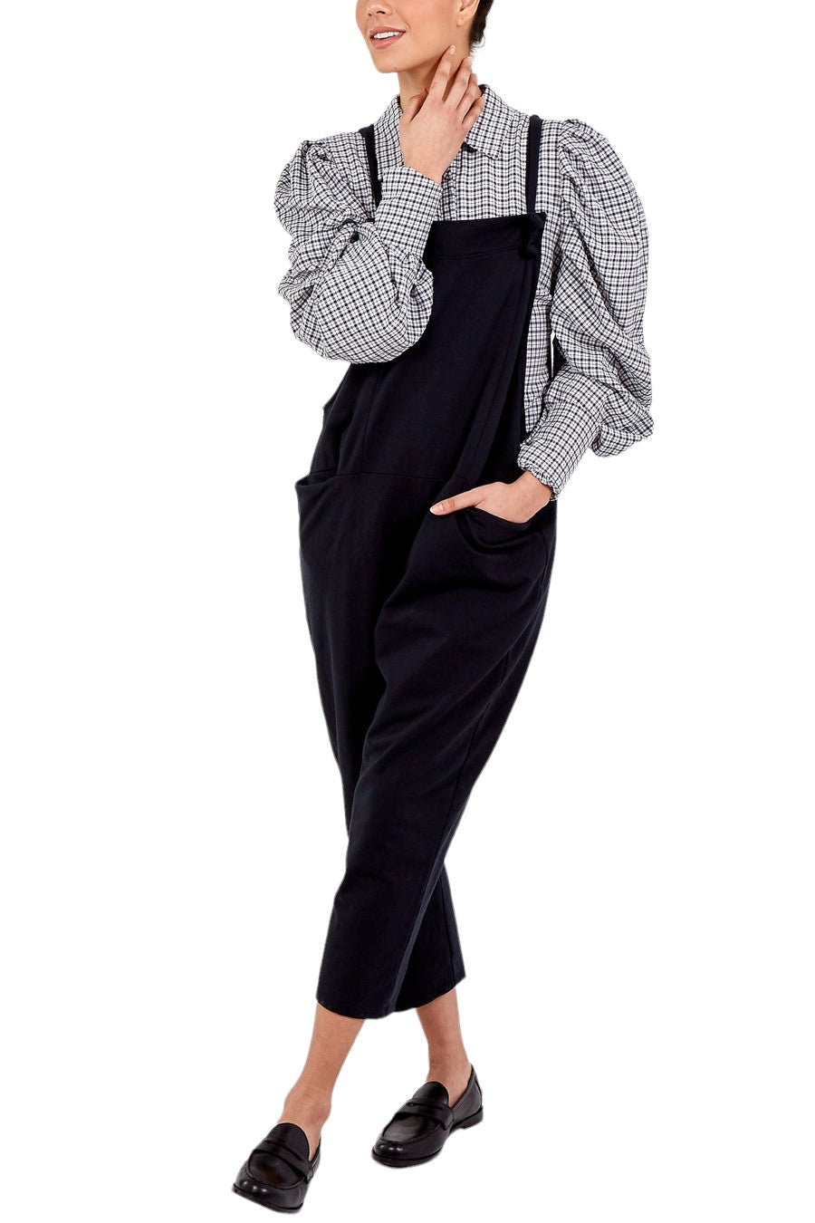 Jules jersey plain dungarees - various colours