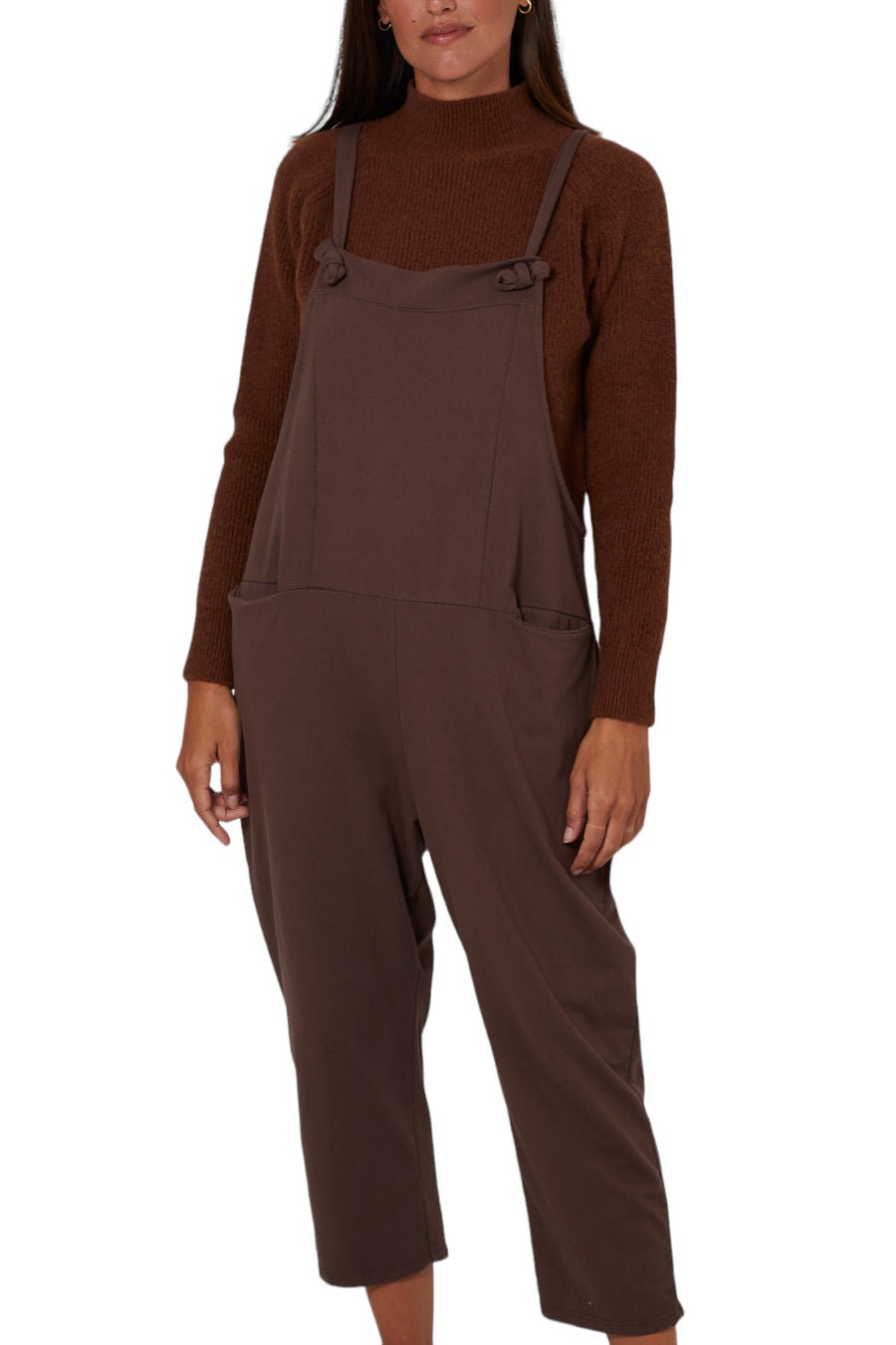 Jules jersey plain dungarees - various colours