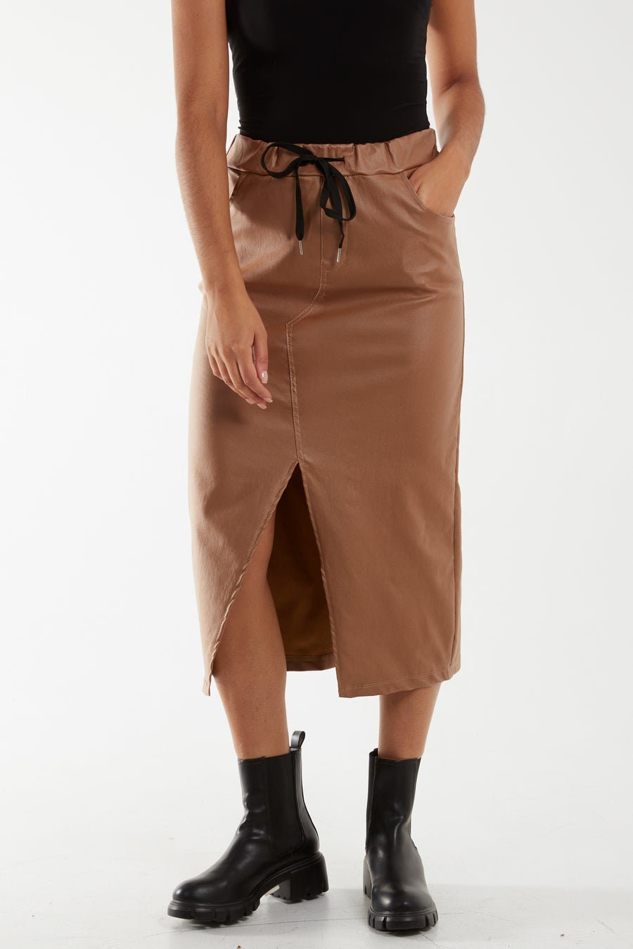 PU coated magic skirt in four colours