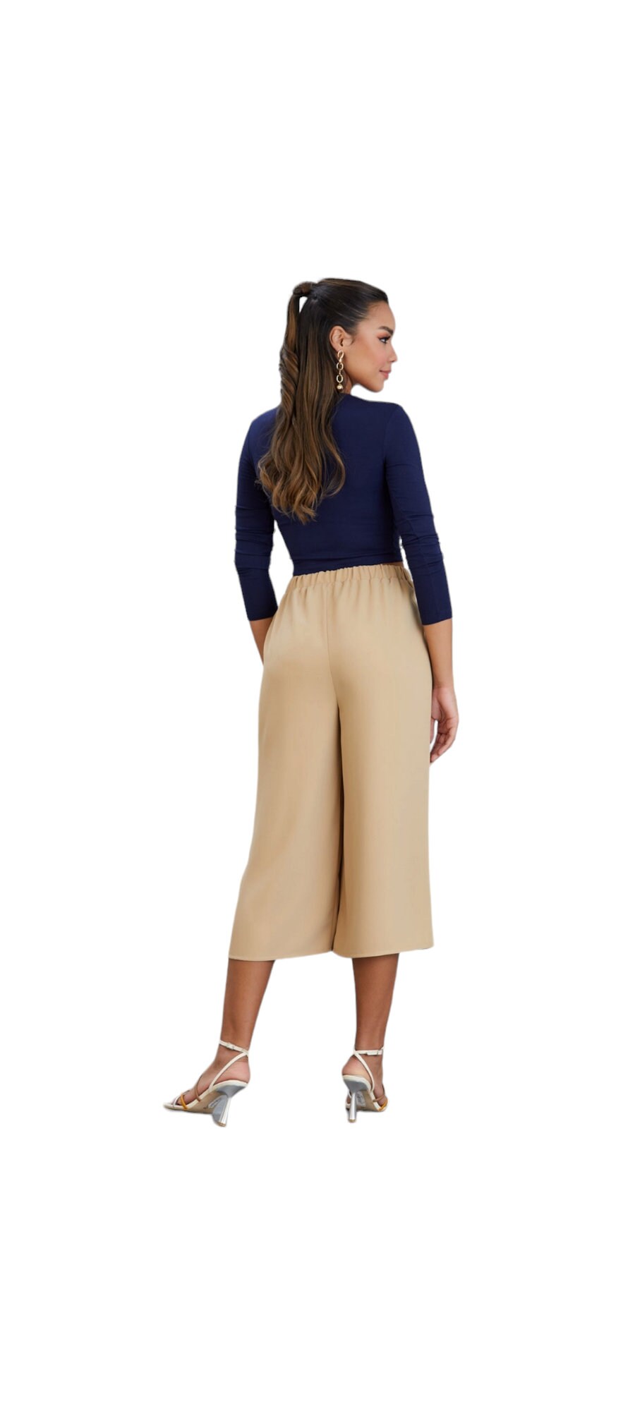 Culottes wide leg trousers - in two colours