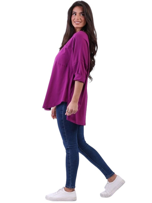 Drop shoulder baggy t-shirt