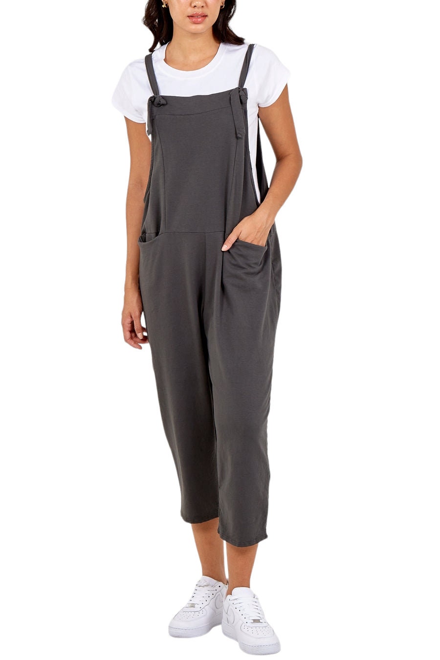 Jules jersey plain dungarees - various colours