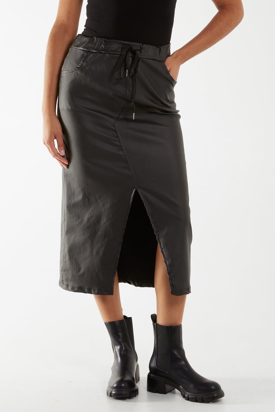 PU coated magic skirt in four colours