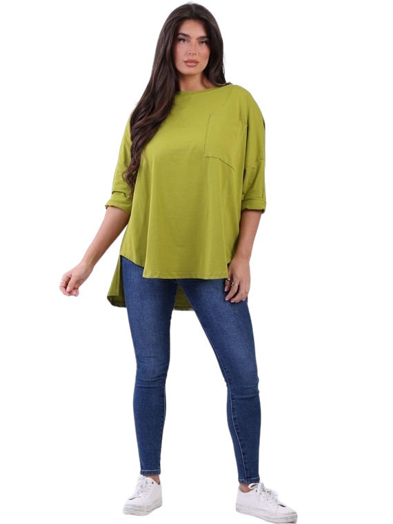 Drop shoulder baggy t-shirt
