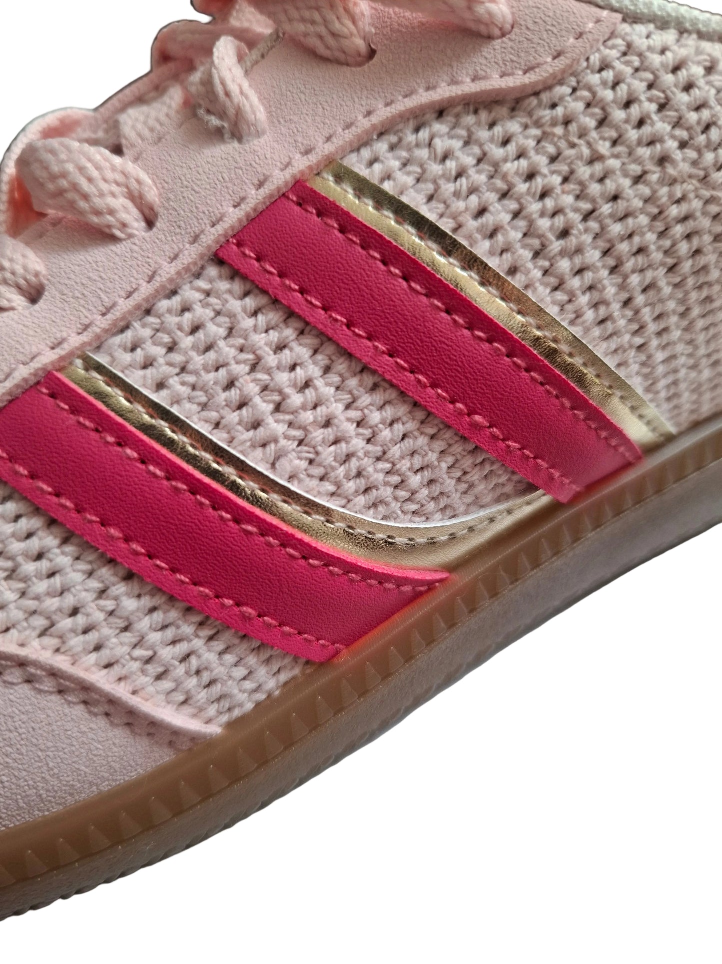 Two tone pink trainers