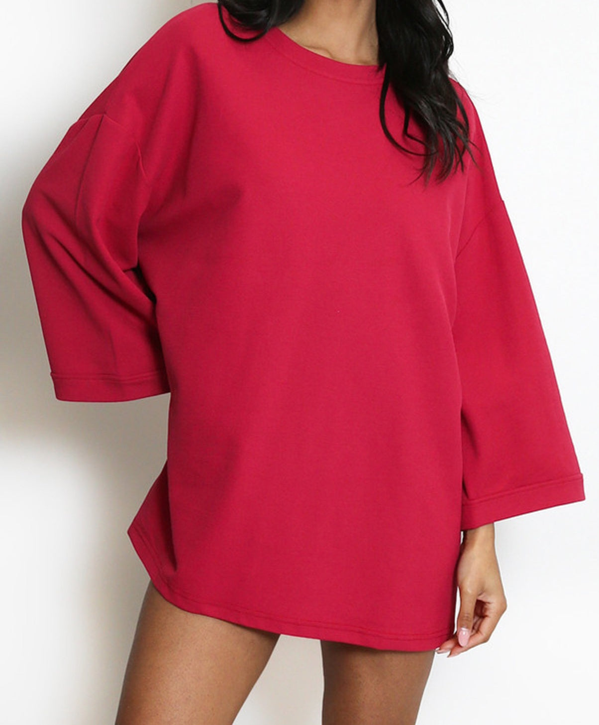 Oversized raspberry t-shirt