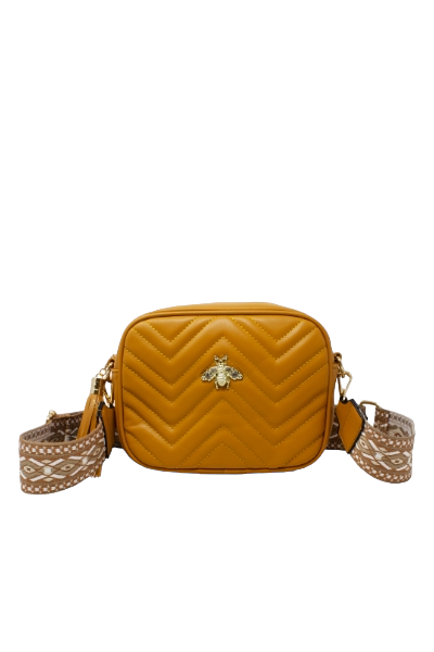 Bee crossbody bag with strap - in various colours