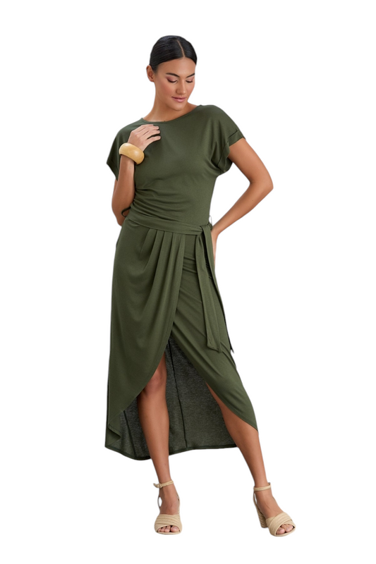 Mel Midi wrap dress - in three colours