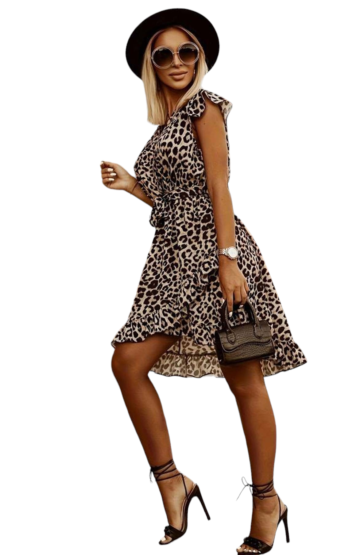 Leopard mini dress