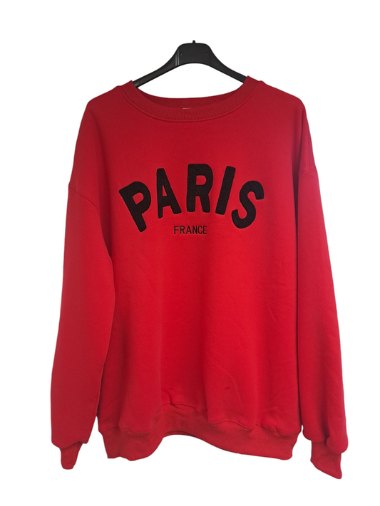 Paris fleece lined sweater