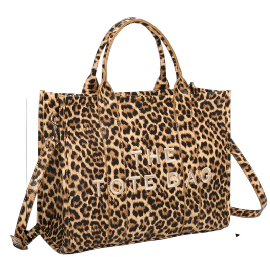 The Leopard TOTE BAG in two colours