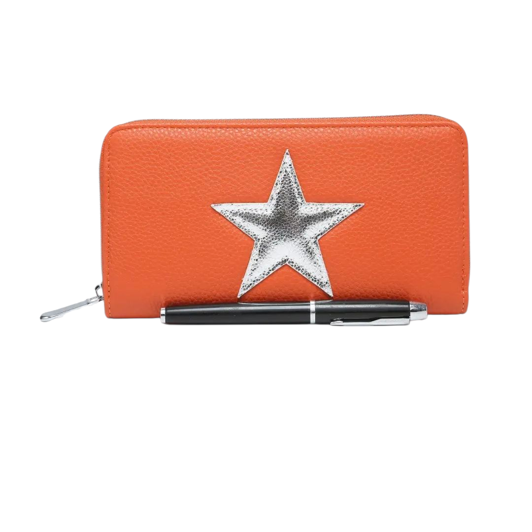 Star rectangular purse in six colours