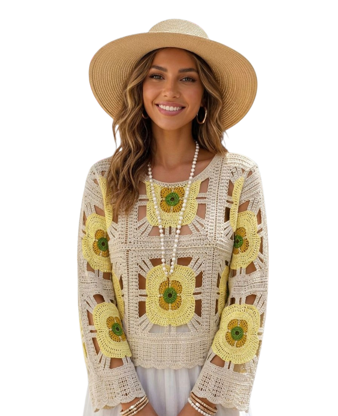 Crochet boxy jumper in five colours