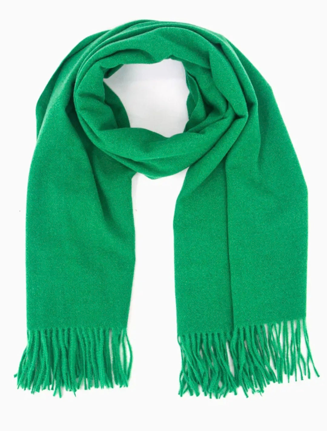 Supersoft scarf in orange and green