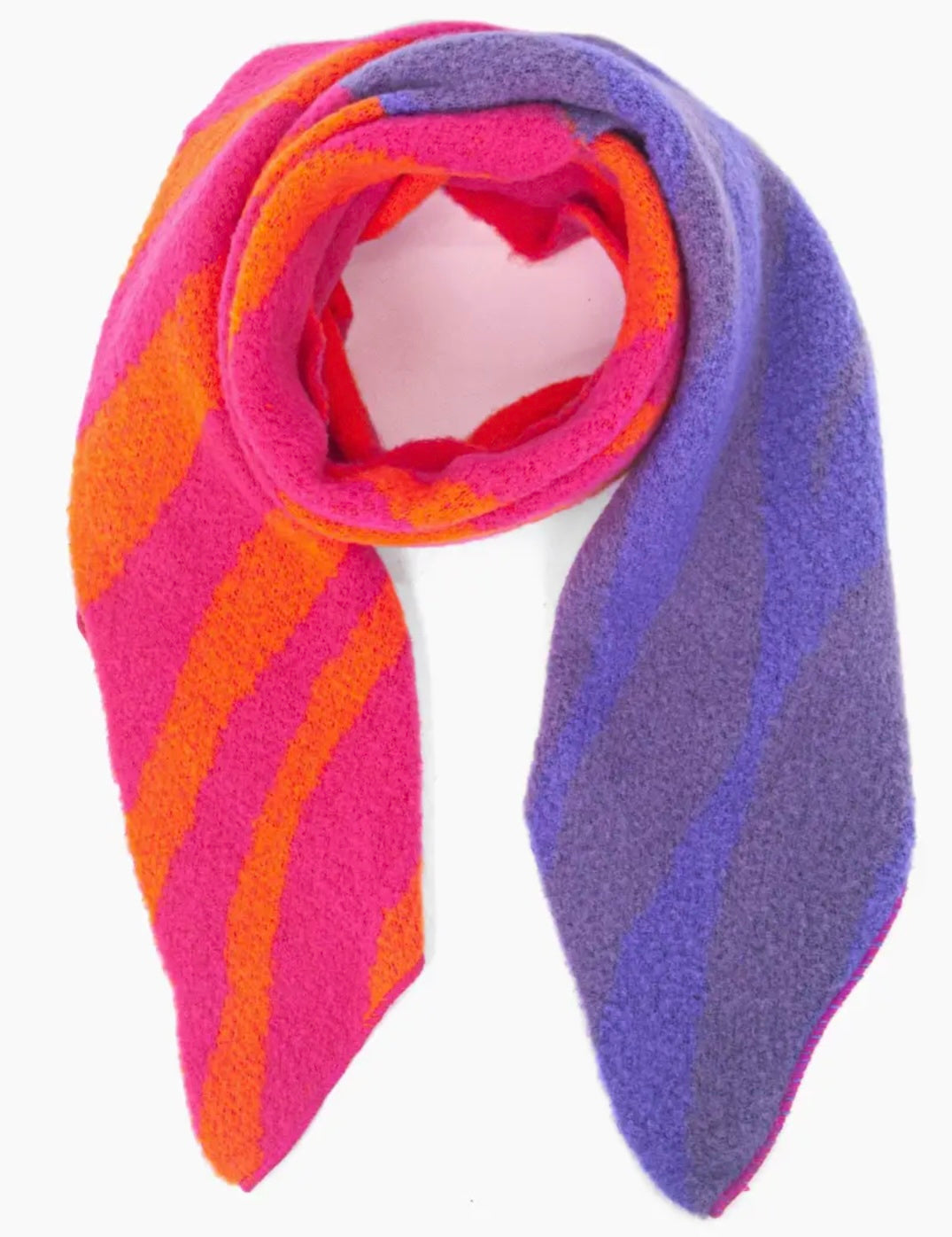 Bright zebra scarf multicoloured